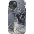 Fairy with Owl in Snow by Nene Thomas iPhone 14 Impact Case