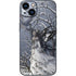 Fairy with Owl in Snow by Nene Thomas iPhone 15 Plus Skin