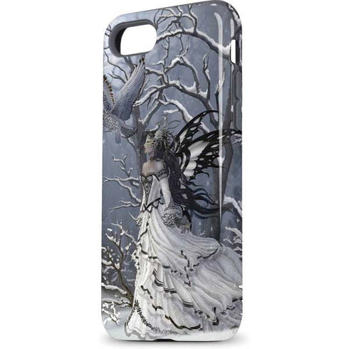 Fairy with Owl in Snow by Nene Thomas iPhone 7 Pro Case