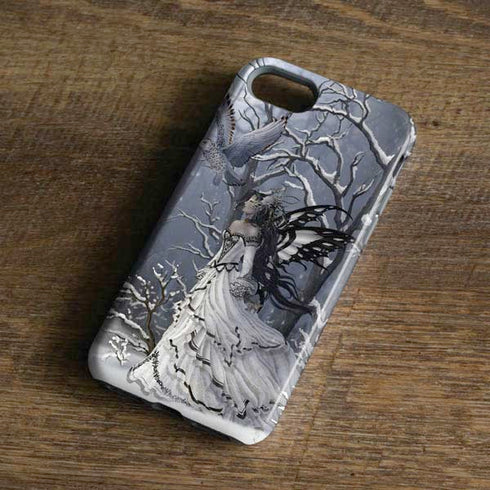 Fairy with Owl in Snow by Nene Thomas iPhone 7 Pro Case