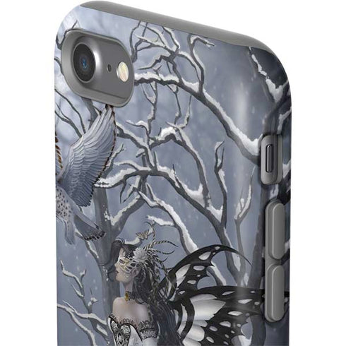 Fairy with Owl in Snow by Nene Thomas iPhone SE (2nd & 3rd Gen) Pro Case