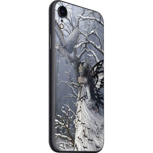 Fairy with Owl in Snow by Nene Thomas iPhone SE (2nd & 3rd Gen) Skin