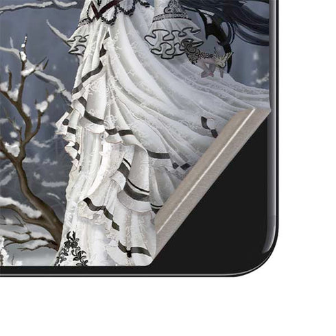Fairy with Owl in Snow by Nene Thomas iPhone SE (2nd & 3rd Gen) Skin
