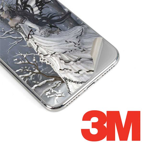 Fairy with Owl in Snow by Nene Thomas iPhone XS Max Skin