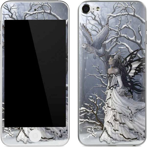 Fairy with Owl in Snow by Nene Thomas Apple iPod Skin