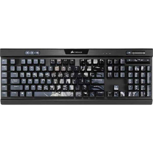 Fairy with Owl in Snow by Nene Thomas K95 RGB PLATINUM Mechanical Gaming Keyboard Skin