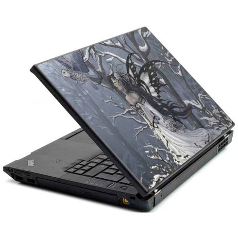 Fairy with Owl in Snow by Nene Thomas Lenovo T420 Skin