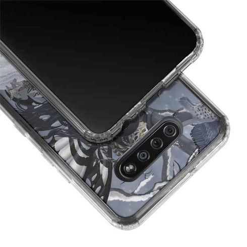 Fairy with Owl in Snow by Nene Thomas LG K51/Q51 Clear Case