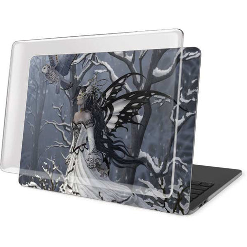 Fairy with Owl in Snow by Nene Thomas MacBook Pro 16in (2019-20) Case plus Skin