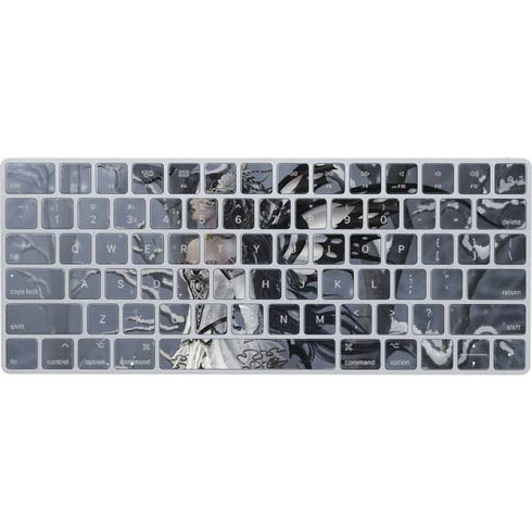Fairy with Owl in Snow by Nene Thomas Magic Keyboard Skin
