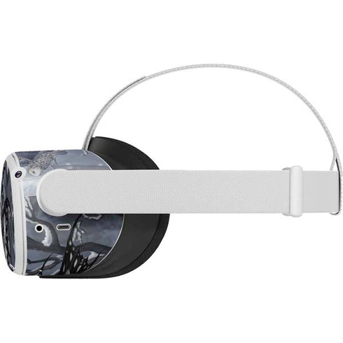 Fairy with Owl in Snow by Nene Thomas Oculus Quest 2 Skin