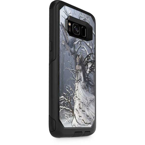 Fairy with Owl in Snow by Nene Thomas Otterbox Commuter Galaxy Skin