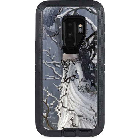 Fairy with Owl in Snow by Nene Thomas Otterbox Defender Galaxy Skin