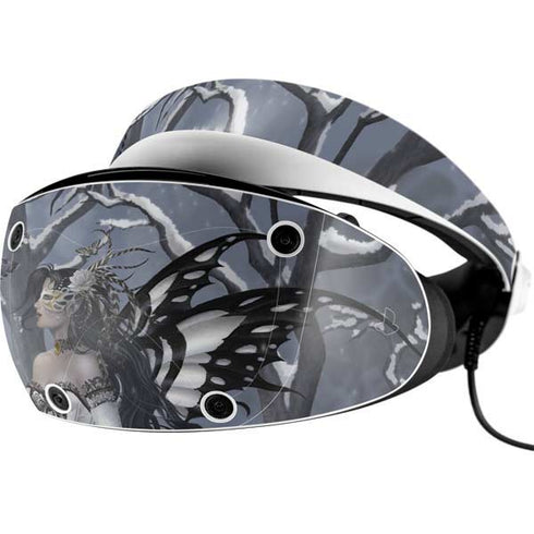 Fairy with Owl in Snow by Nene Thomas PlayStation VR2 Skin