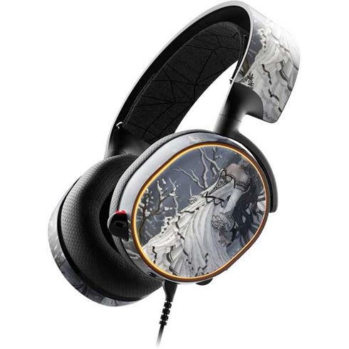 Fairy with Owl in Snow by Nene Thomas SteelSeries Arctis 5 Skin