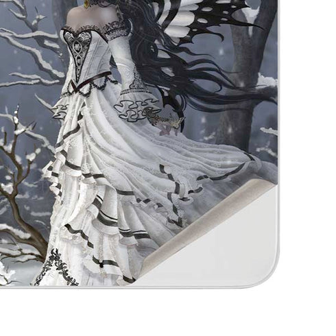 Fairy with Owl in Snow by Nene Thomas Surface Duo Skin