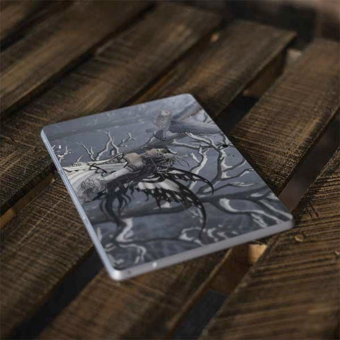 Fairy with Owl in Snow by Nene Thomas Surface Go Skin