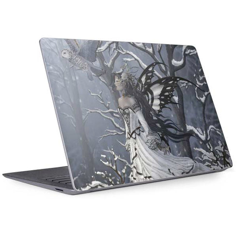 Fairy with Owl in Snow by Nene Thomas Surface Laptop 3 13.5in Skin