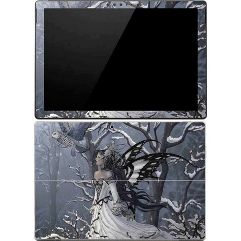 Fairy with Owl in Snow by Nene Thomas Surface Pro 4 Skin