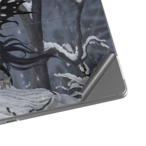 Fairy with Owl in Snow by Nene Thomas Surface Pro 8 Skin