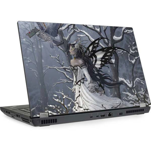 Fairy with Owl in Snow by Nene Thomas Lenovo ThinkPad Skin