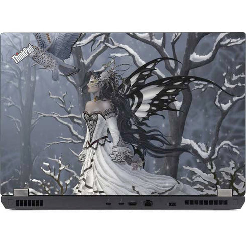 Fairy with Owl in Snow by Nene Thomas Lenovo ThinkPad Skin