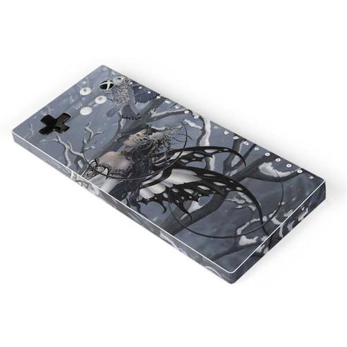 Fairy with Owl in Snow by Nene Thomas Xbox Adaptive Controller Skin
