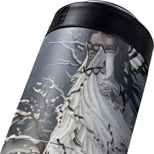 Fairy with Owl in Snow by Nene Thomas Yeti Colster Can Insulator Skin