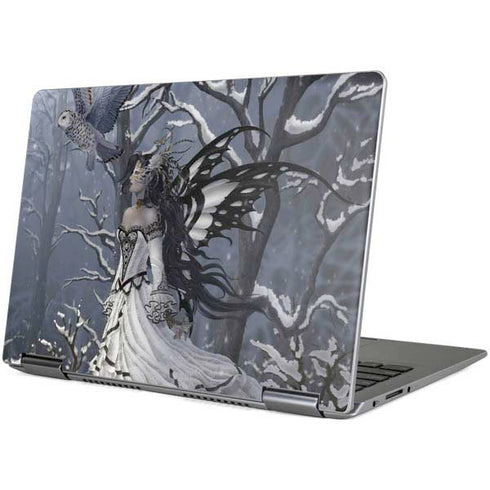 Fairy with Owl in Snow by Nene Thomas Yoga 710 14in Skin