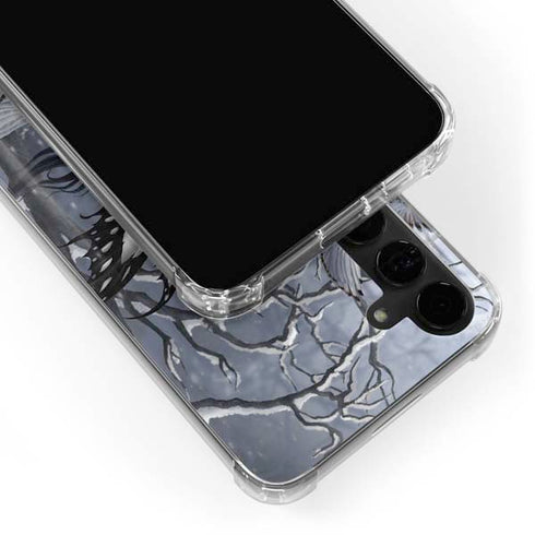 Fairy with Owl in Snow by Nene Thomas Galaxy S24 Plus Clear Case