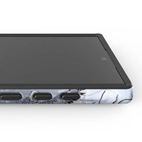 Fairy with Owl in Snow by Nene Thomas Galaxy S24 Ultra Impact Case