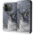 Fairy with Owl in Snow by Nene Thomas iPhone 15 Pro Folio Case