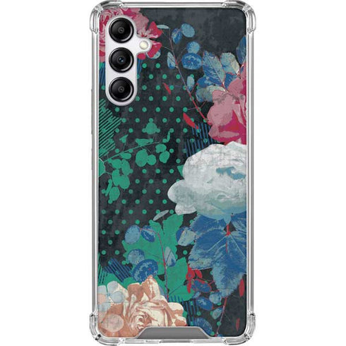 Fall Flowers Galaxy A14 5G Clear Case