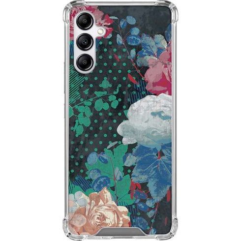Fall Flowers Galaxy A15 5G Clear Case
