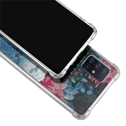 Fall Flowers Galaxy A71 5G Clear Case