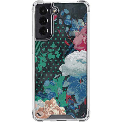 Fall Flowers Galaxy S21 5G Clear Case