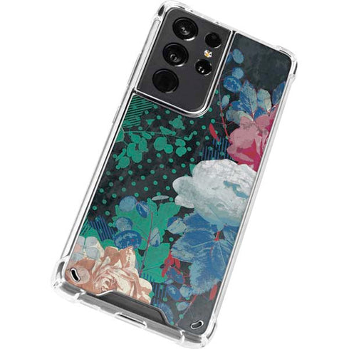 Fall Flowers Galaxy S21 Ultra 5G Clear Case