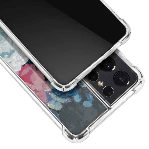 Fall Flowers Galaxy S21 Ultra 5G Clear Case