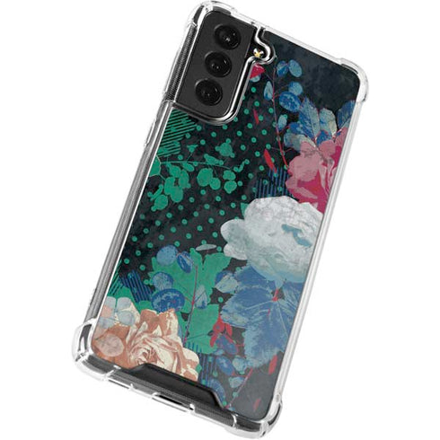Fall Flowers Galaxy S22 Clear Case