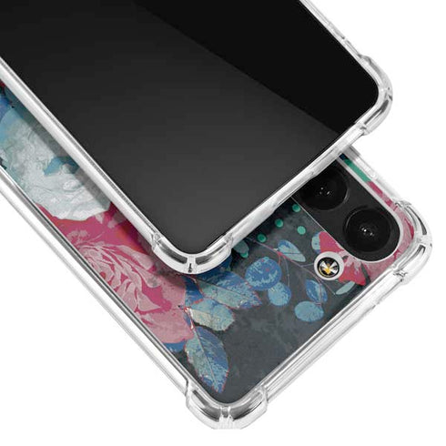 Fall Flowers Galaxy S23 Plus Clear Case