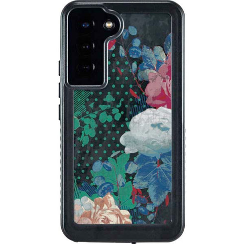 Fall Flowers Galaxy S23 Plus Waterproof Case