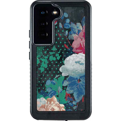Fall Flowers Galaxy S23 Waterproof Case