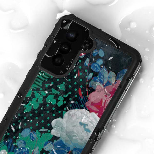 Fall Flowers Galaxy S23 Waterproof Case