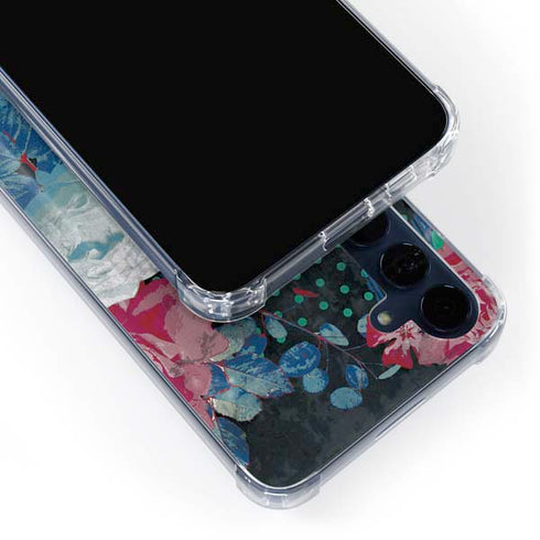 Fall Flowers Galaxy S24 Clear Case
