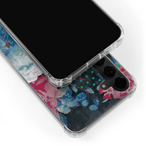 Fall Flowers Galaxy S24 Plus Clear Case