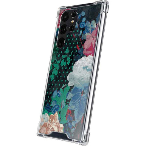 Fall Flowers Galaxy S24 Ultra Clear Case