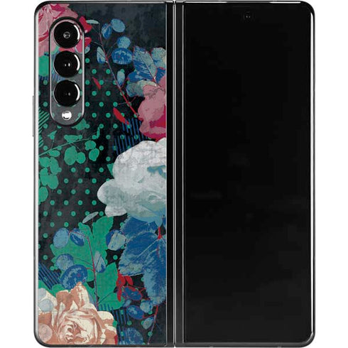 Fall Flowers Galaxy Z Fold3 5G Skin