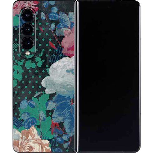Fall Flowers Galaxy Z Fold4 5G Skin