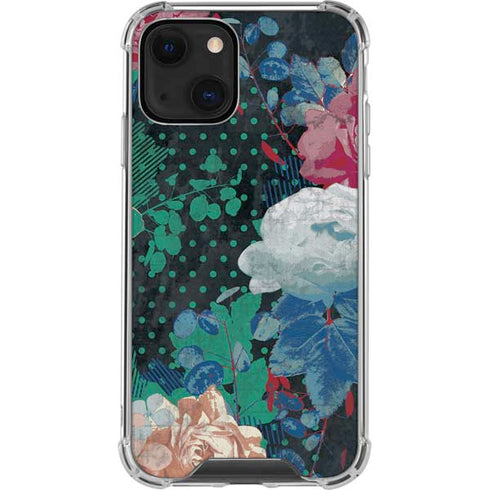 Fall Flowers iPhone 14 Plus Clear Case