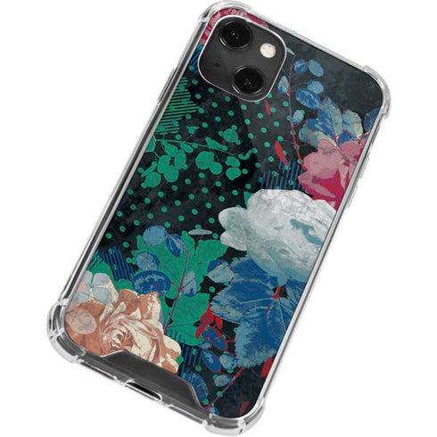 Fall Flowers iPhone 14 Plus Clear Case